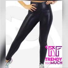 Load image into Gallery viewer, Leather Effect Leggings