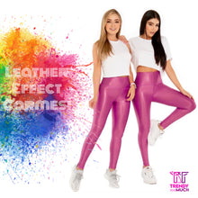 Load image into Gallery viewer, Leather Effect Leggings