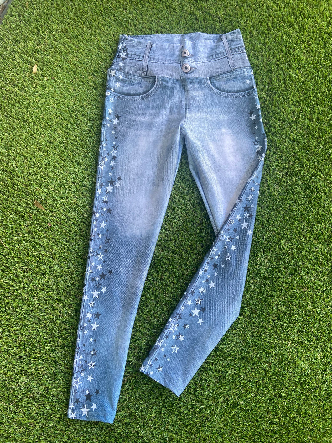 Denim Legging Mini Stars