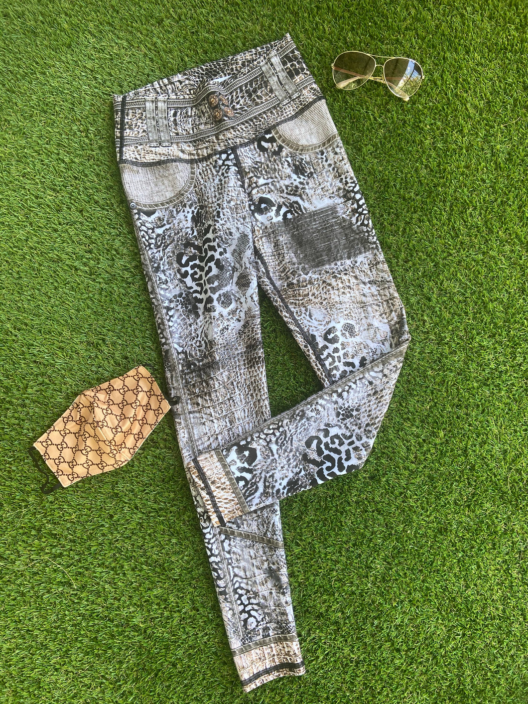 Legging Snake with Animal Print